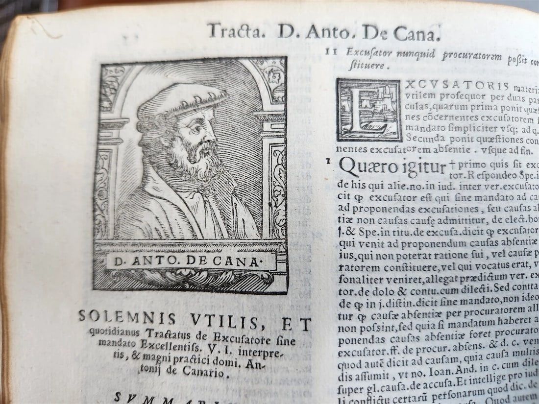 1563 ILLUSTRATED LAW BOOK by Giovanni Ziletti antique Vellum binding 16th CENT. - 7