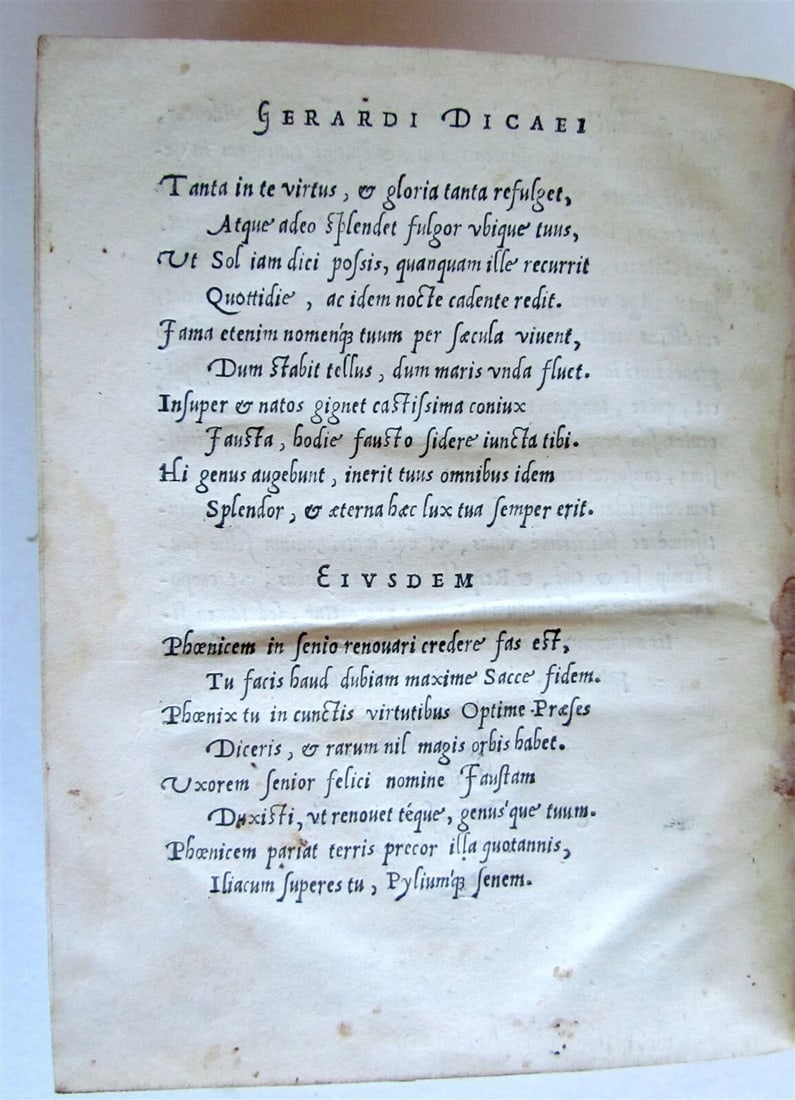 1540 Majoragio Oratio habita in nuptiis Iacobi Philippi Sacci antique 16th cent. - 3