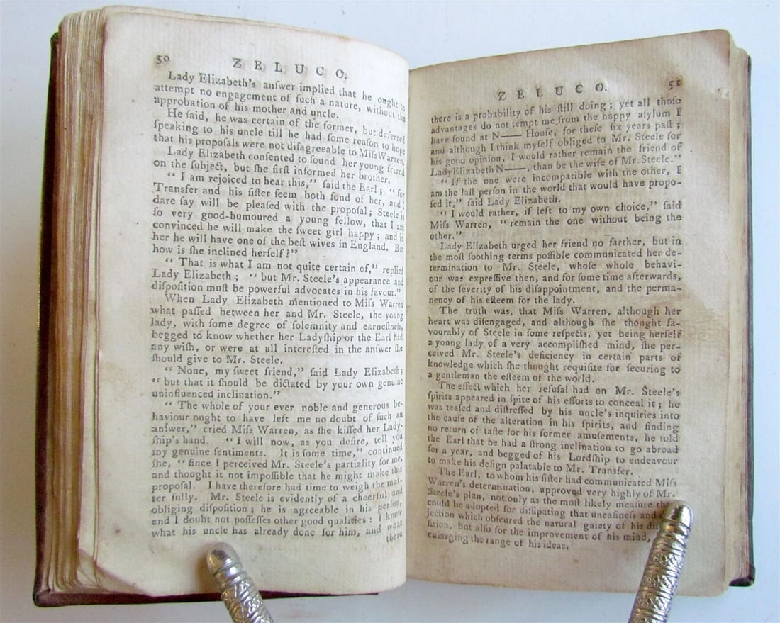 1790 ZELUGO VARIOUS VIEWS of HUMAN NATURE antique AMERICAN EDITION Vol. II - 3