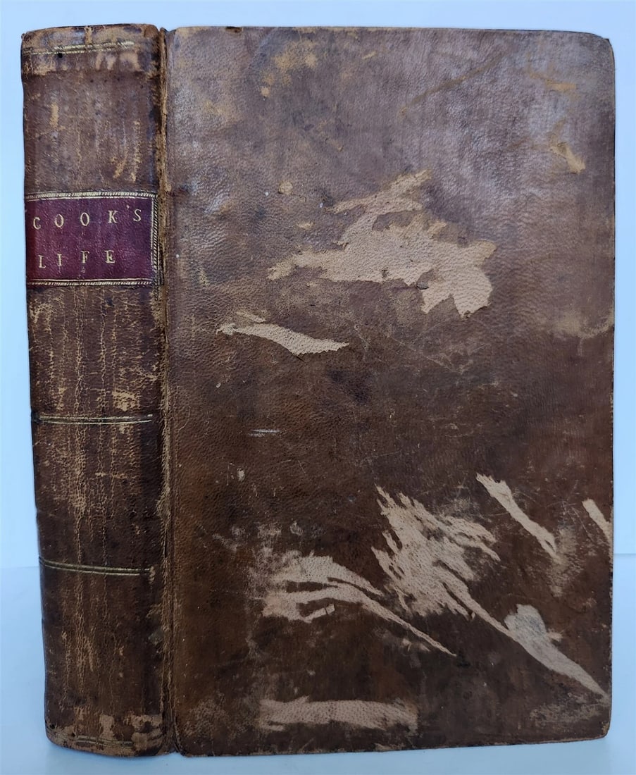 1789 LIFE of CAPTAIN JAMES COOK by Andrew Kippis in ENGLISH antique - 2