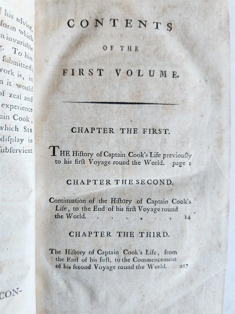 1789 LIFE of CAPTAIN JAMES COOK by Andrew Kippis in ENGLISH antique - 4