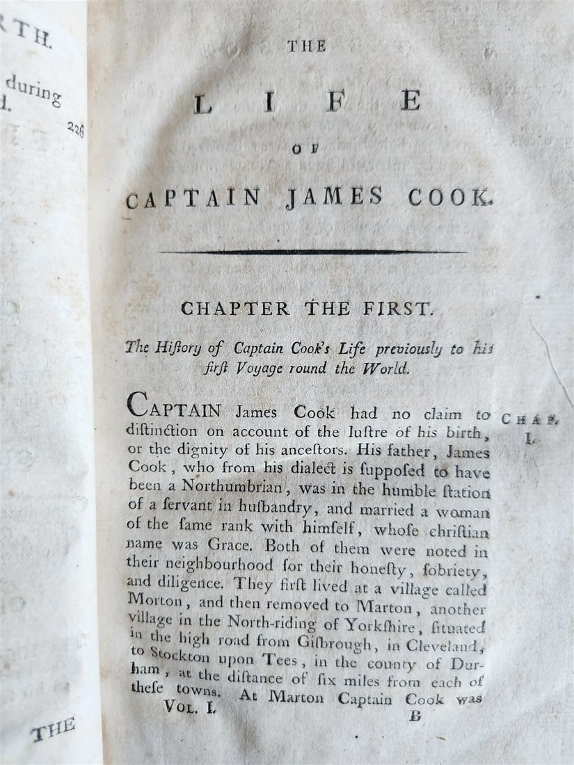 1789 LIFE of CAPTAIN JAMES COOK by Andrew Kippis in ENGLISH antique - 5