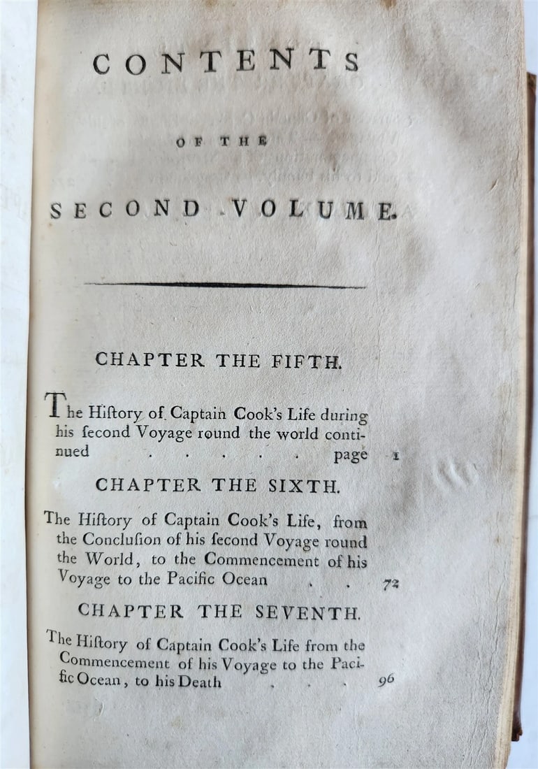 1789 LIFE of CAPTAIN JAMES COOK by Andrew Kippis in ENGLISH antique - 8