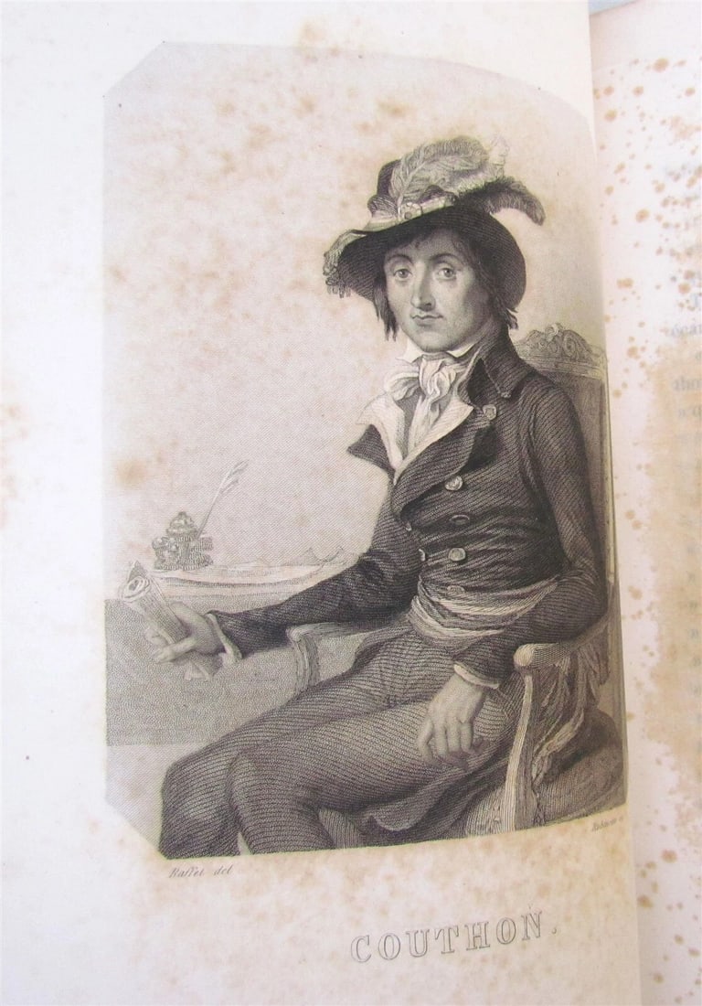 1847 HISTOIRE DES GIRONDINS 8 VOLUMES antique ILLUSTRATED FRENCH REVOLUTION - 10