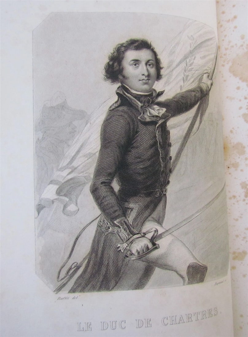 1847 HISTOIRE DES GIRONDINS 8 VOLUMES antique ILLUSTRATED FRENCH REVOLUTION - 11