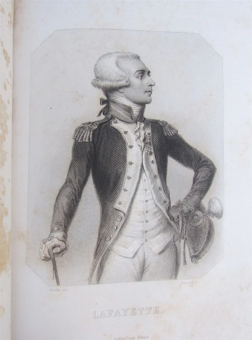 1847 HISTOIRE DES GIRONDINS 8 VOLUMES antique ILLUSTRATED FRENCH REVOLUTION - 4