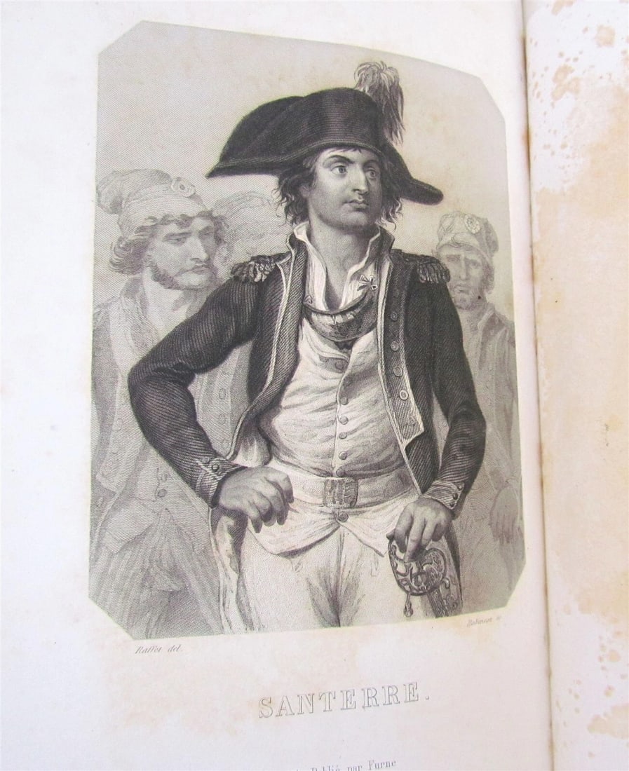1847 HISTOIRE DES GIRONDINS 8 VOLUMES antique ILLUSTRATED FRENCH REVOLUTION - 8