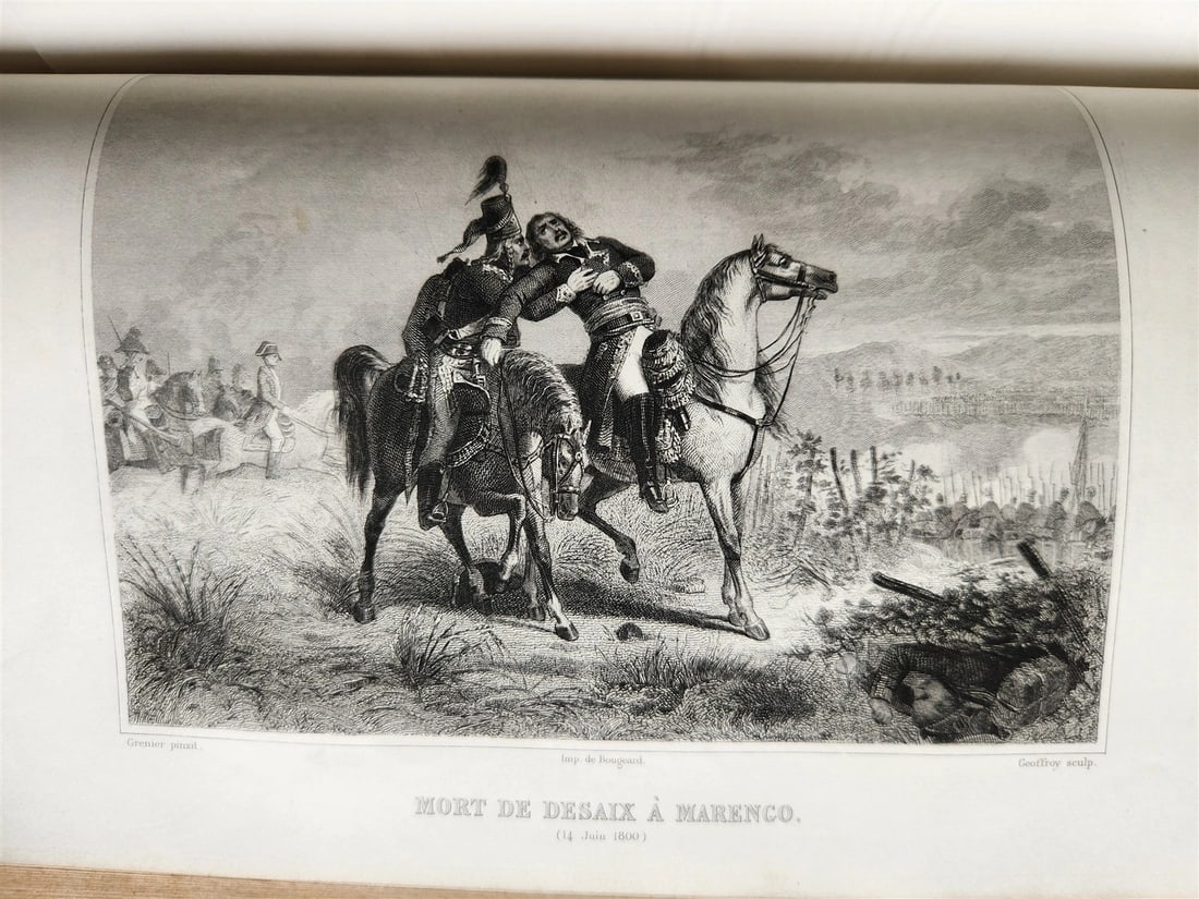 1847 ILLUSTRATED HISTORY of FRANCE by Lavallee 2 VOLUMES antique - 15