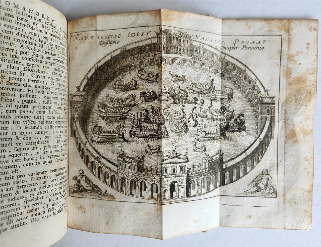 1759 ROMANA REPUBLICA Militari & Civili ROMANORUM antique VELLUM ILLUSTRATED - 11