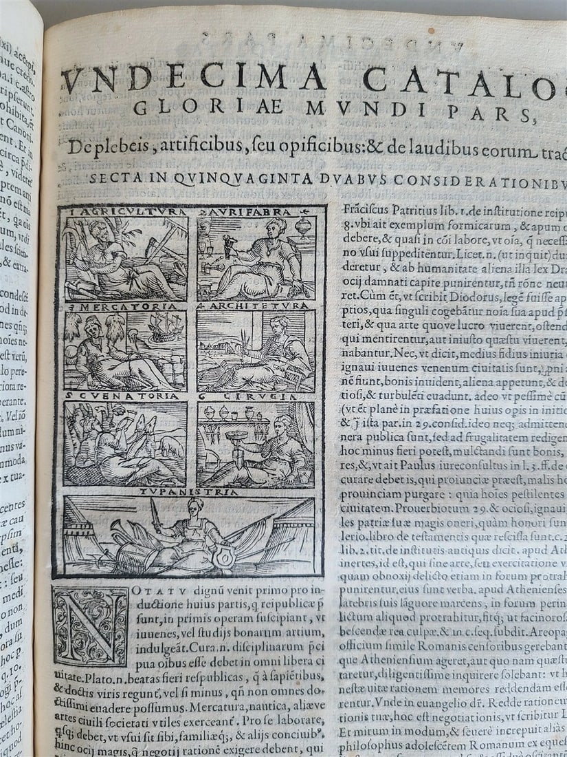 1576 ROYALY LAW rights & duties of monarchs ILLUSTRATED antique vellum FOLIO - 16