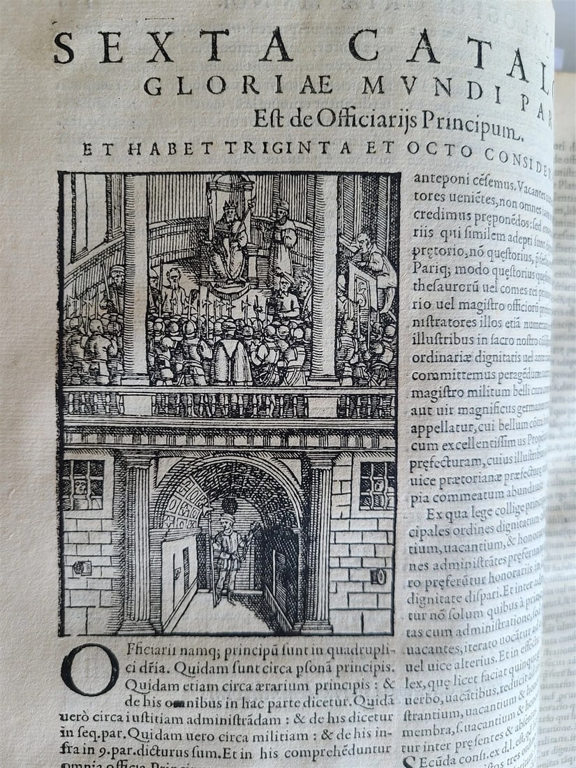 1576 ROYALY LAW rights & duties of monarchs ILLUSTRATED antique vellum FOLIO - 5