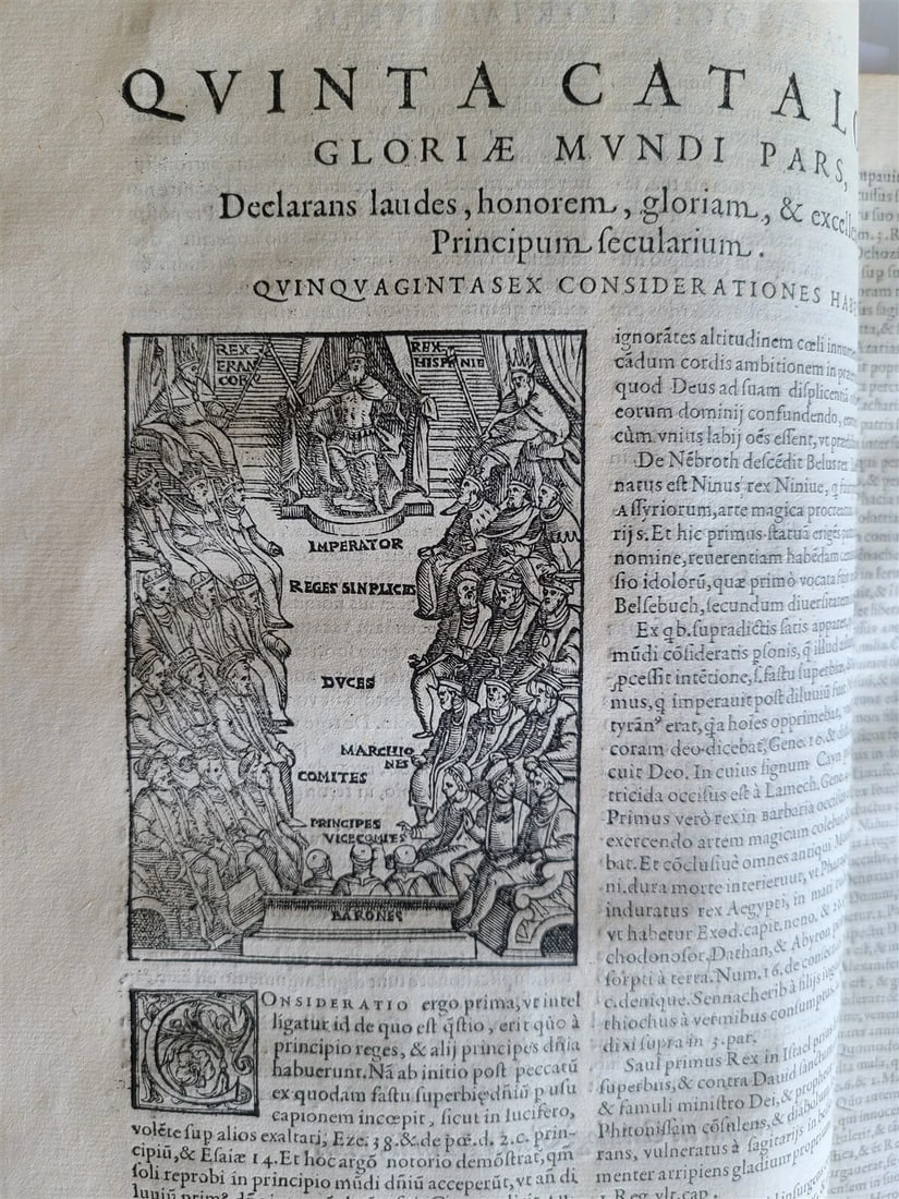 1576 ROYALY LAW rights & duties of monarchs ILLUSTRATED antique vellum FOLIO - 7