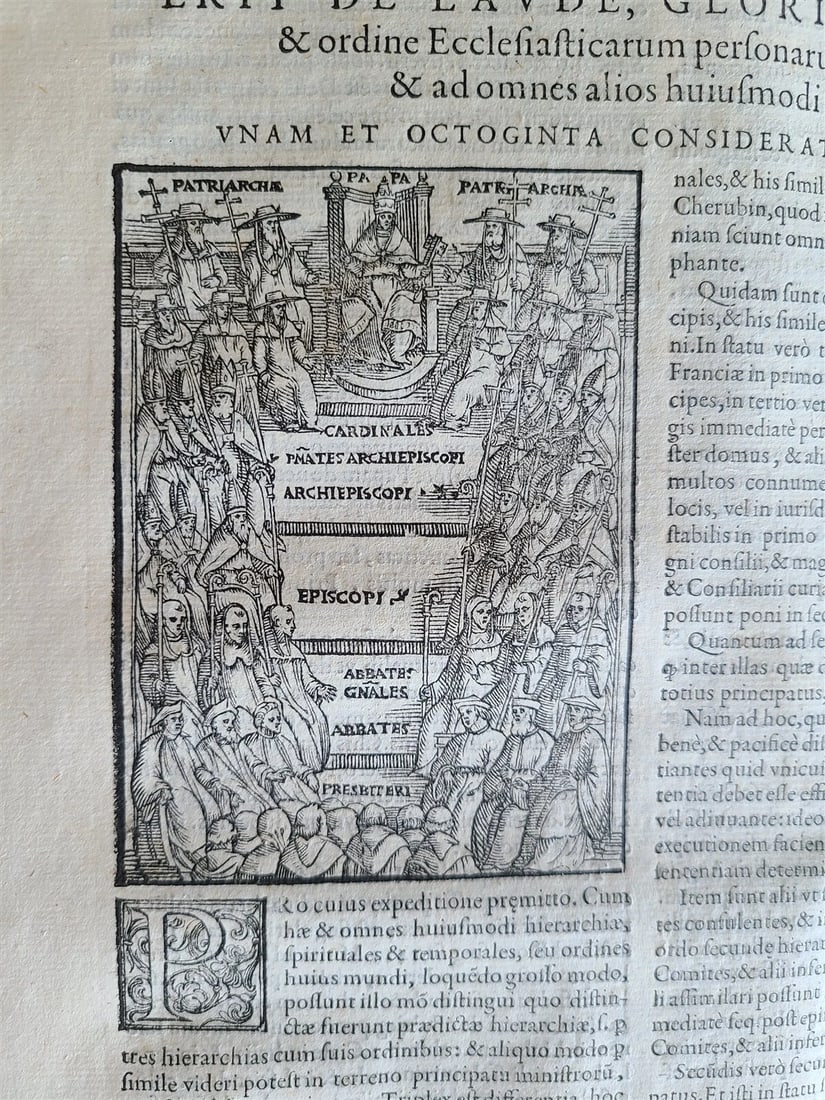 1576 ROYALY LAW rights & duties of monarchs ILLUSTRATED antique vellum FOLIO - 8