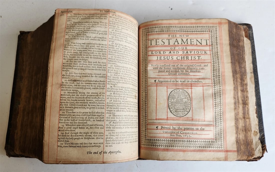 1635 BIBLE in ENGLISH antique - 18