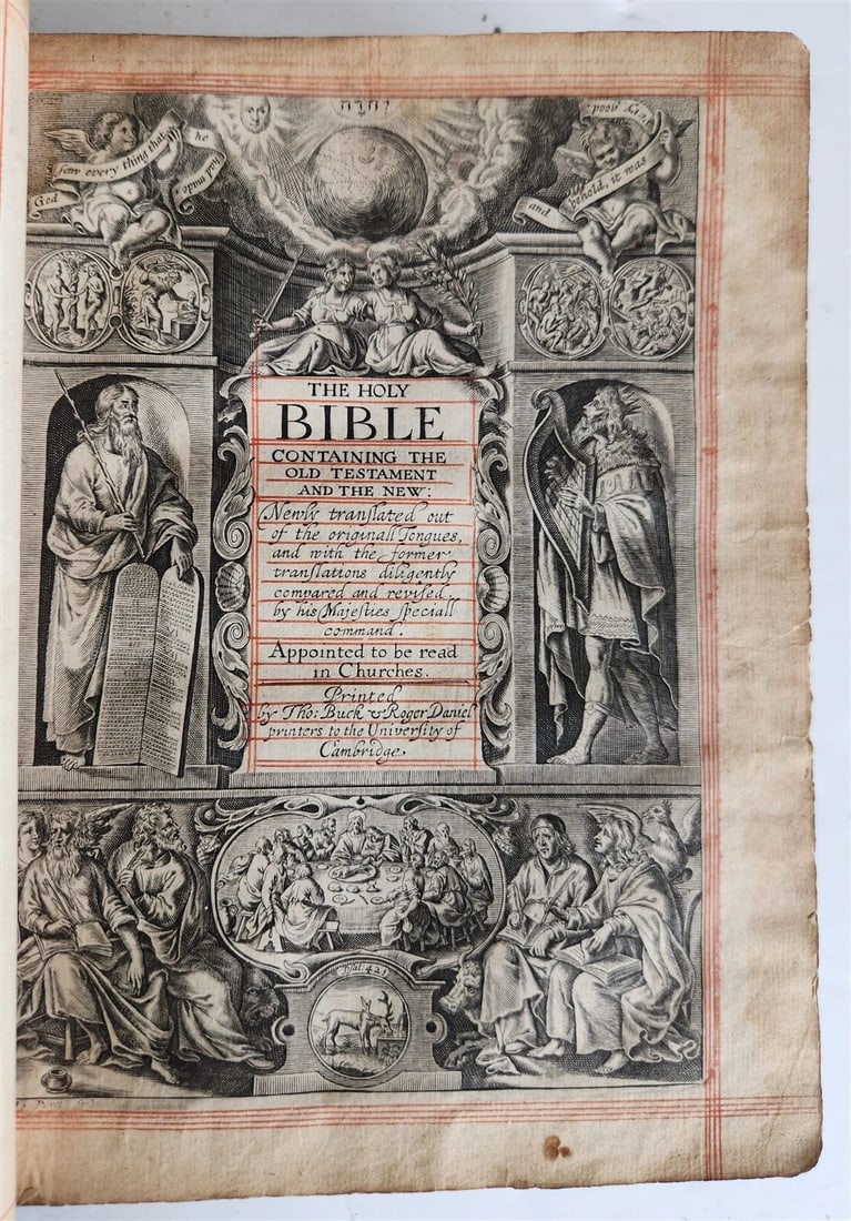 1635 BIBLE in ENGLISH antique (1 of 20)