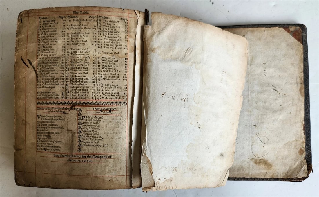 1635 BIBLE in ENGLISH antique - 20