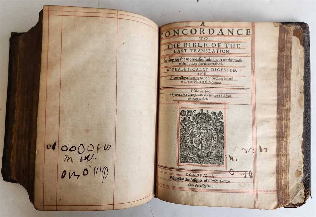 1635 BIBLE in ENGLISH antique - 4