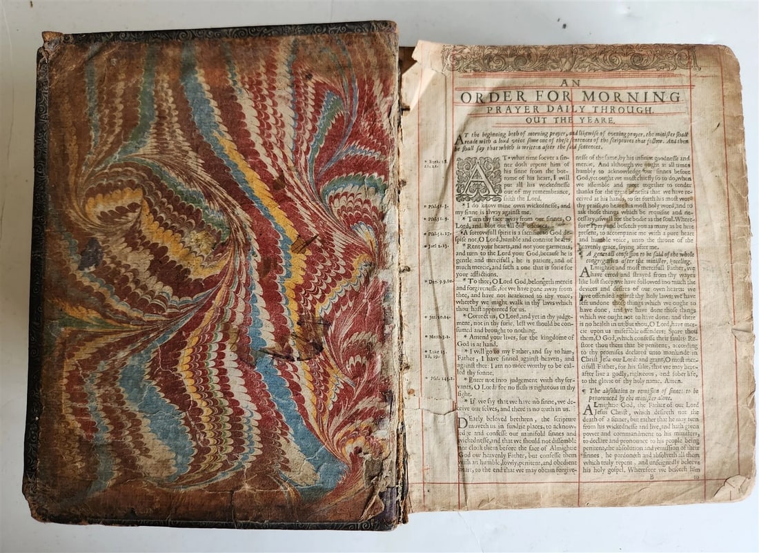 1635 BIBLE in ENGLISH antique - 6