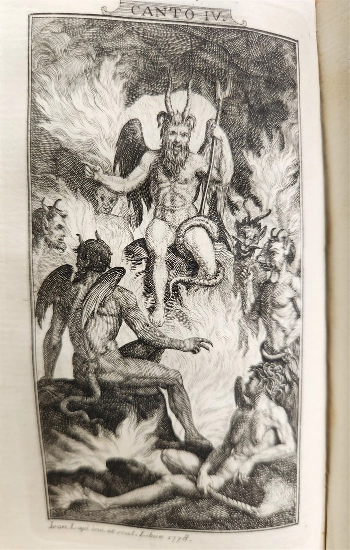 1778 Gerusalemme liberata by TORQUATO TASSO antique ILLUSTRATED 2 volumes - 17