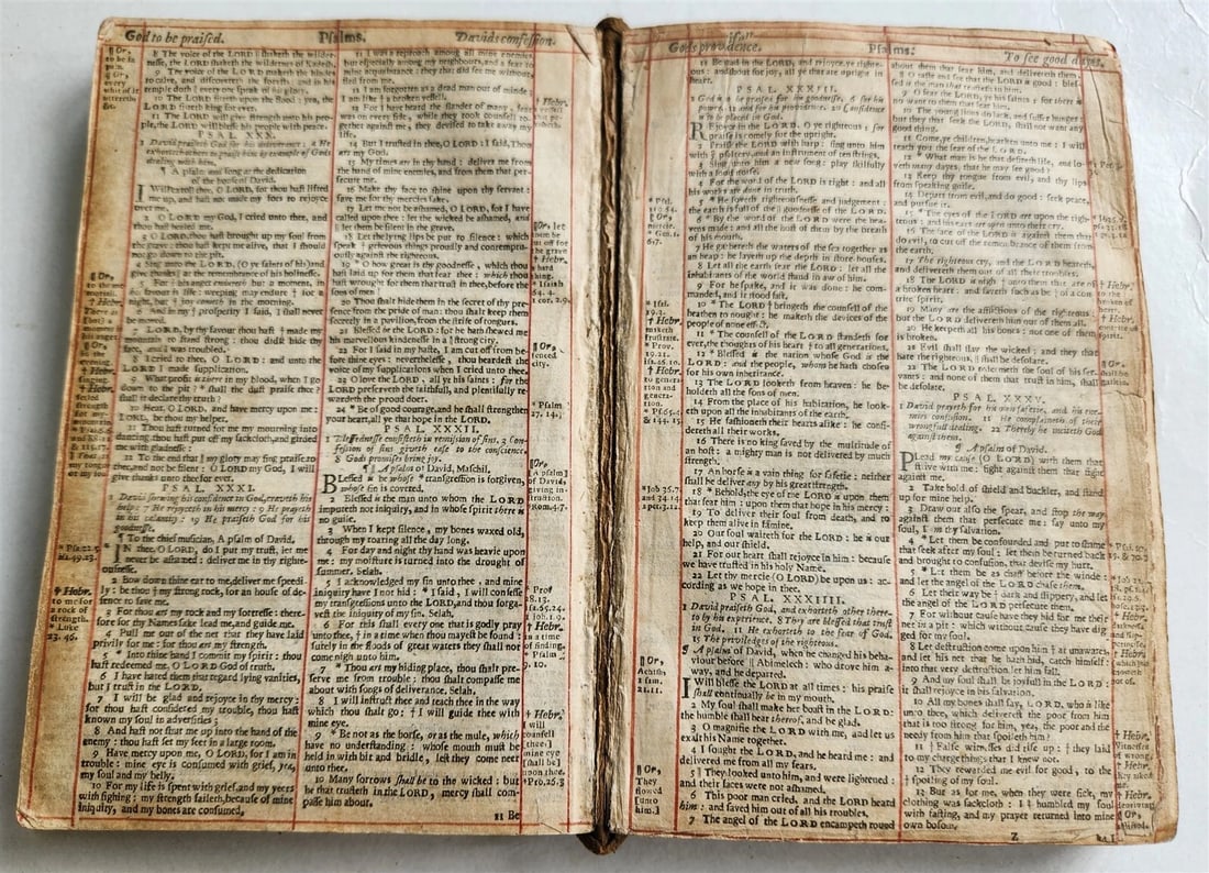 1648 BIBLE ENGLISH antique Old & New Testament London: Company of Stationers - 7