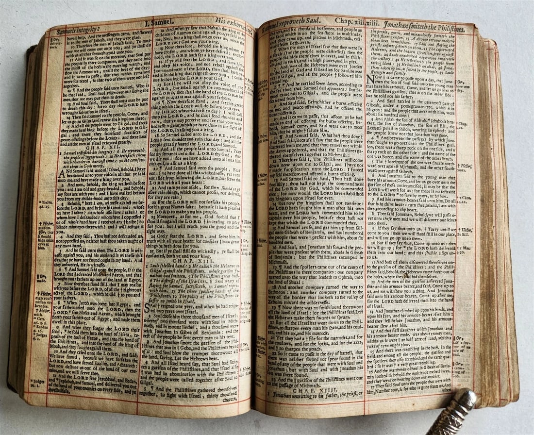1648 BIBLE ENGLISH antique Old & New Testament London: Company of Stationers - 9