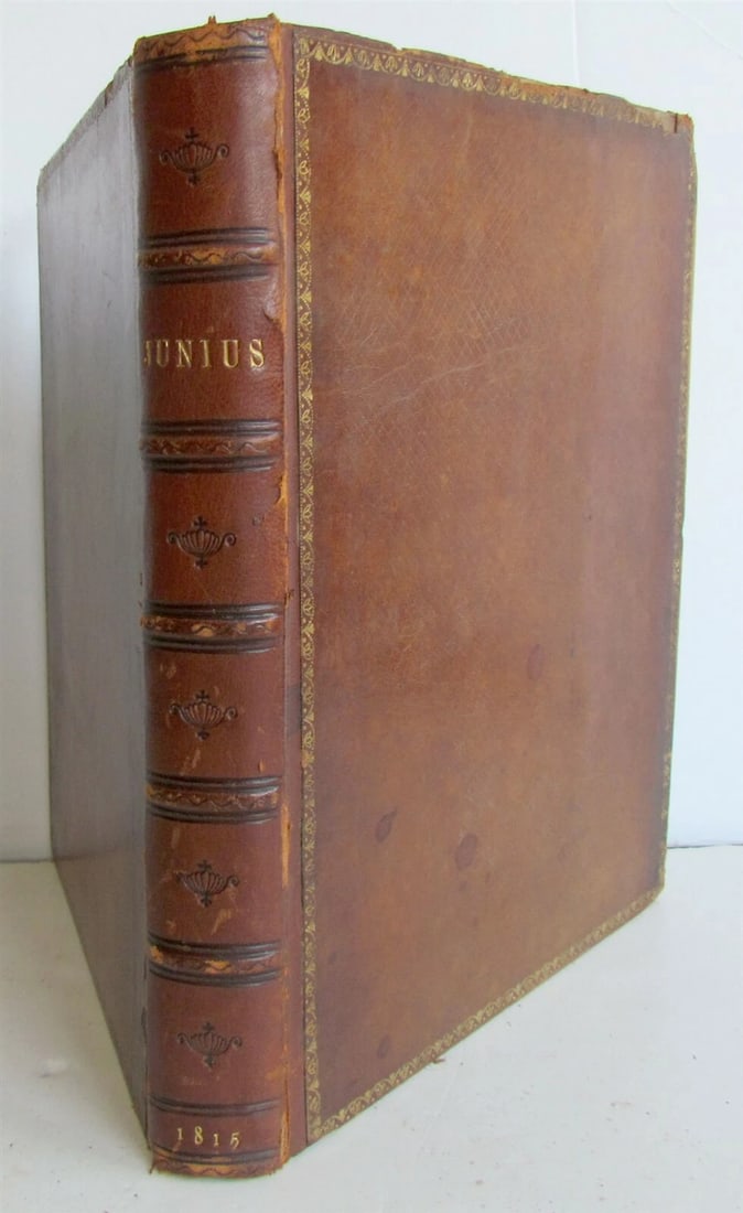 1813 JUNIUS STAT NOMINIS UMBRA antique ILLUSTRATED: JUNIUS STAT NOMINIS UMBRA (Junius' Letters) Published by For Gale, Curtis and Fenner; Robert Jennings Puoltry; John Martin, London (1813) Illustrated by Mr Edward Bocquet Historical Engraver Size 8 1/
