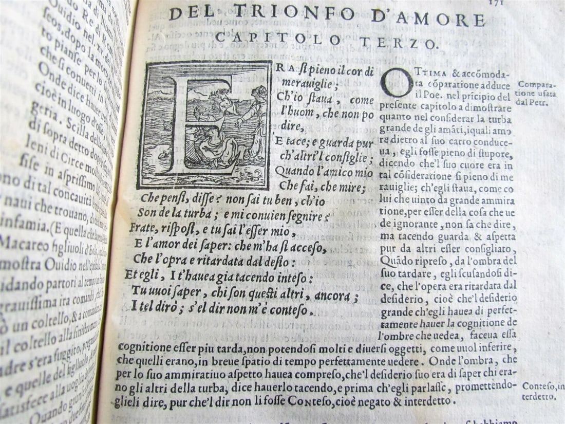 1568 PETRARCA antique ILLUSTRATED 16th CENTURY poetry - 7