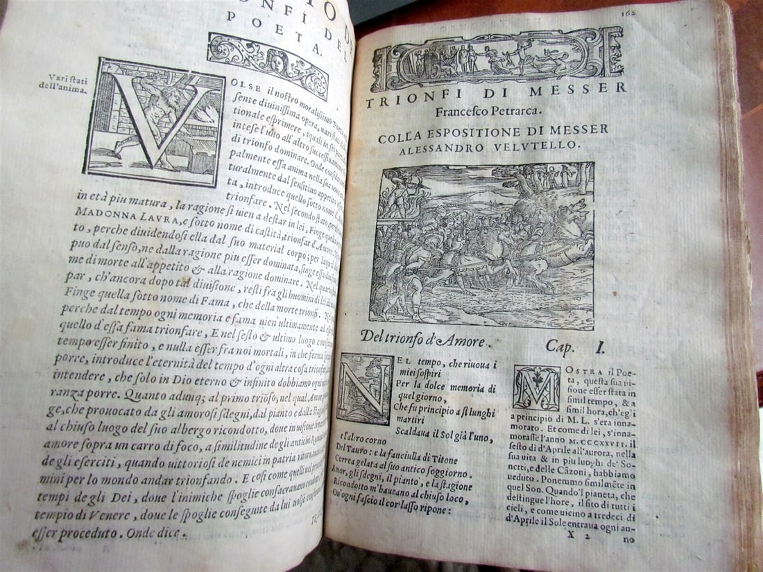 1568 PETRARCA antique ILLUSTRATED 16th CENTURY poetry - 9