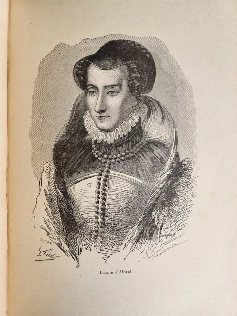 1887 LIVES of GREAT FRENCH WOMEN illustrated antique - 13