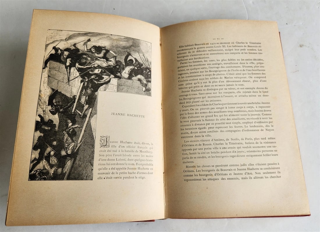 1887 LIVES of GREAT FRENCH WOMEN illustrated antique - 16