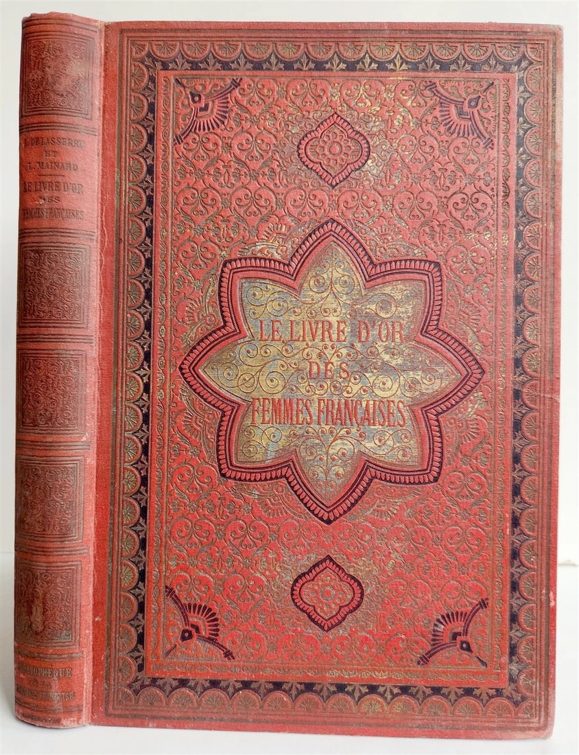 1887 LIVES of GREAT FRENCH WOMEN illustrated antique (1 of 20)