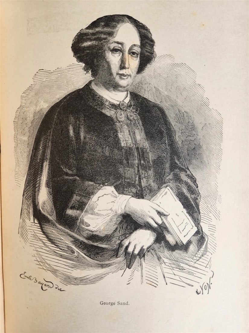 1887 LIVES of GREAT FRENCH WOMEN illustrated antique - 7
