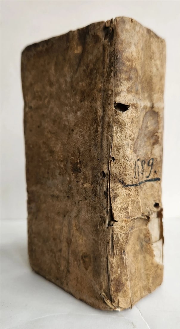 1589 CENTO CASI DI COSCIENZA by SERAFINO RAZZI antique ILLUSTRATED vellum 16th C - 2