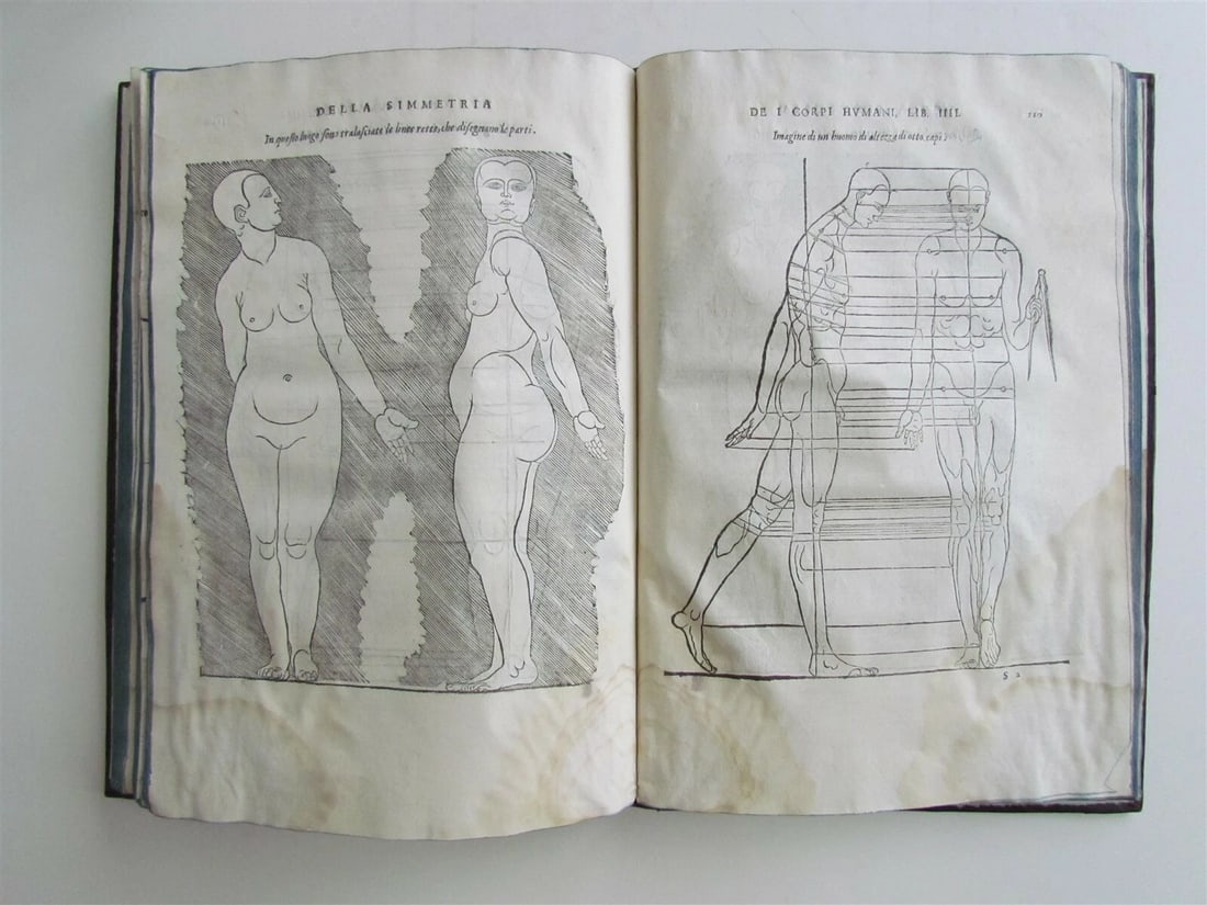 1594 ALBRECHT DURER FULLY ILLUSTRATED antique RARE Di Alberto Durero pittore - 12