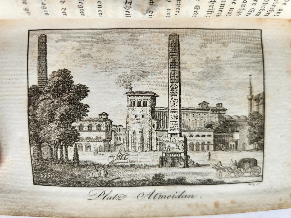1828 CONSTANTINOPLE & TURKISH STATE antique ILLUSTRATED 2 volumes in German - 14