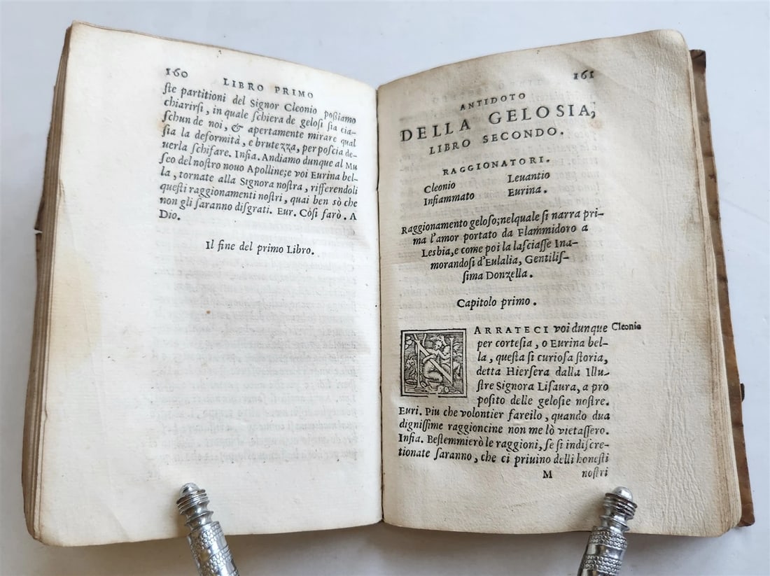 1566 ANTIDOTE to JEALOUSY antique ANTIDOTO DELLA GELOSIA Levantio da Guidicciolo - 7