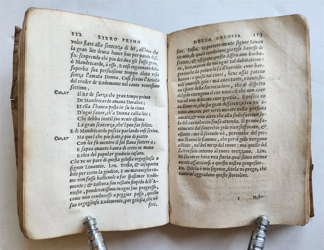 1566 ANTIDOTE to JEALOUSY antique ANTIDOTO DELLA GELOSIA Levantio da Guidicciolo - 8