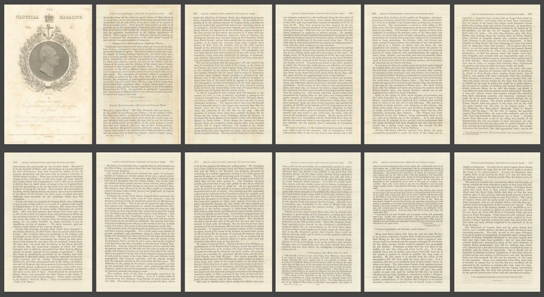 The Return of Ross's Second Arctic Expedition news report — Nautical Mag 1833 (1 of 1)