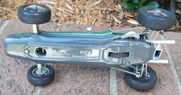 Schuco 1071 "Lotus Climax Formula 1" racecar (Made in Germany),c8. - 3