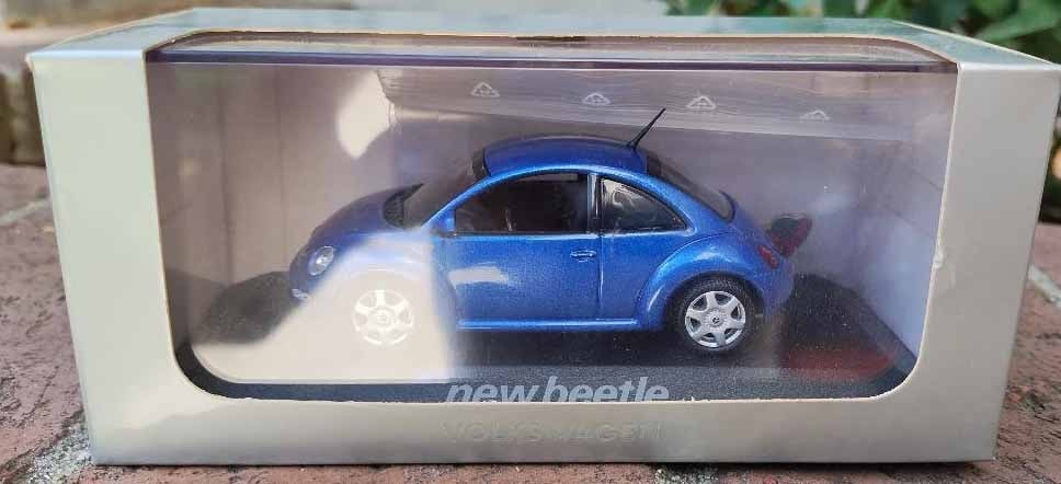 Minichamps "New Beetle" 1/43 scale model (not a toy),c10.: Minichamps "New Beetle" 1/43 scale model (not a toy),c10. Reserve: $39.00 Shipping: Domestic: Flat rate of $15.00 to anywhere within the contiguous U.S. International: Flate rate of $32.00 .