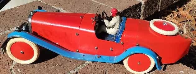 Meccano Constructor Car no.2 (Made in England in 1933), powerful windup motor, this is the version - 3