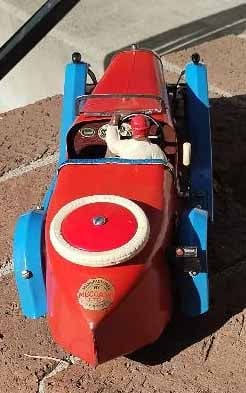 Meccano Constructor Car no.2 (Made in England in 1933), powerful windup motor, this is the version - 4
