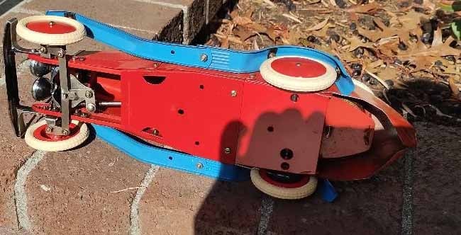 Meccano Constructor Car no.2 (Made in England in 1933), powerful windup motor, this is the version - 5
