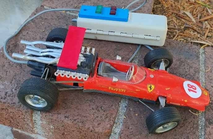 Schuco Ferrari electric version (Made in Germany),this is the much rarer version with button-driven - 3