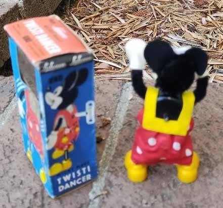 Schuco Twisti Minnie Mouse, Made in Germany, one of the rarest Schuco toys, windup-powered, the - 2