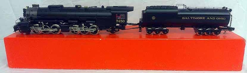 Right Of Way B&O 2-6-6-2 O-scale locomotive, Made in South Korea ,brass and steel,c10 . (1 of 11)