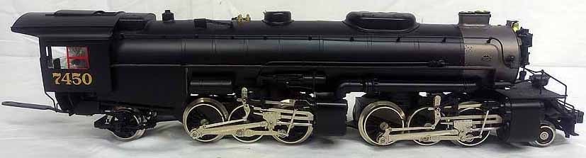 Right Of Way B&O 2-6-6-2 O-scale locomotive, Made in South Korea ,brass and steel,c10 . - 2