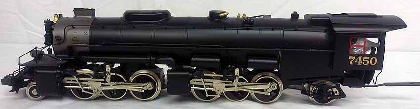 Right Of Way B&O 2-6-6-2 O-scale locomotive, Made in South Korea ,brass and steel,c10 . - 3