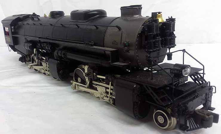 Right Of Way B&O 2-6-6-2 O-scale locomotive, Made in South Korea ,brass and steel,c10 . - 4