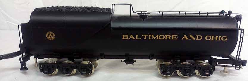 Right Of Way B&O 2-6-6-2 O-scale locomotive, Made in South Korea ,brass and steel,c10 . - 7